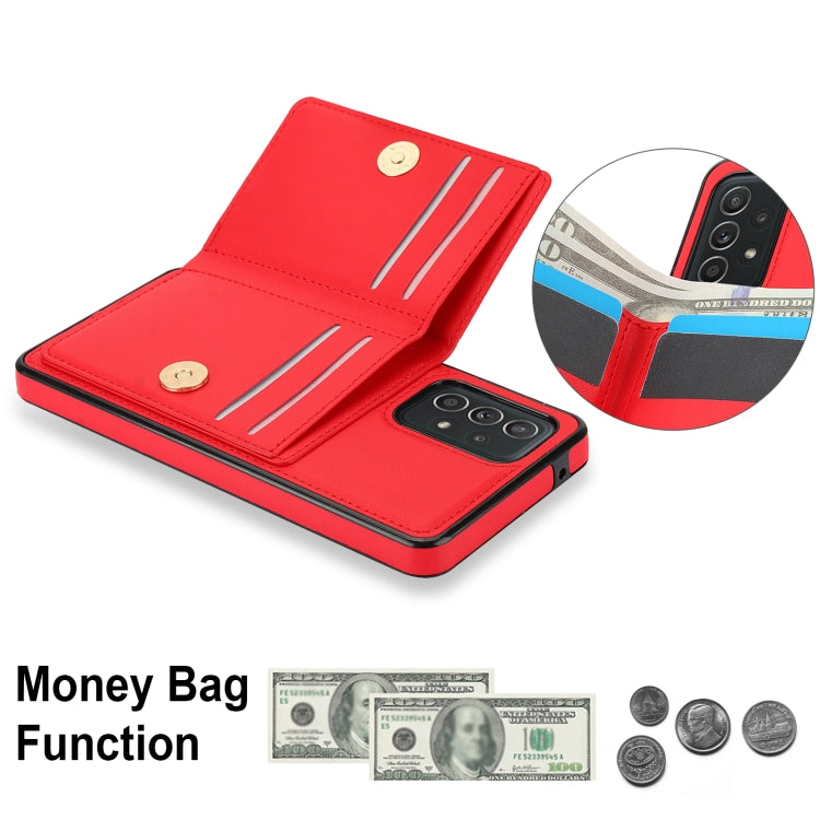 For Samsung Galaxy A52 4G/5G RFID Anti-theft Card Ring Holder Phone Case