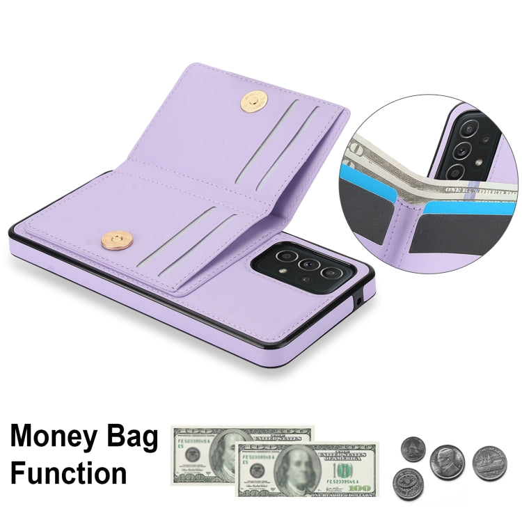For Samsung Galaxy A52 4G/5G RFID Anti-theft Card Ring Holder Phone Case