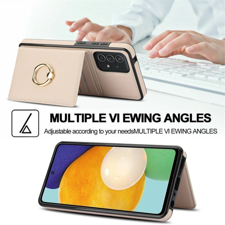 For Samsung Galaxy A72 4G/5G RFID Anti-theft Card Ring Holder Phone Case