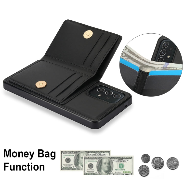 For Samsung Galaxy A72 4G/5G RFID Anti-theft Card Ring Holder Phone Case
