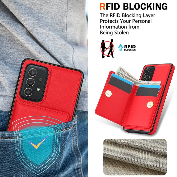 For Samsung Galaxy A72 4G/5G RFID Anti-theft Card Ring Holder Phone Case