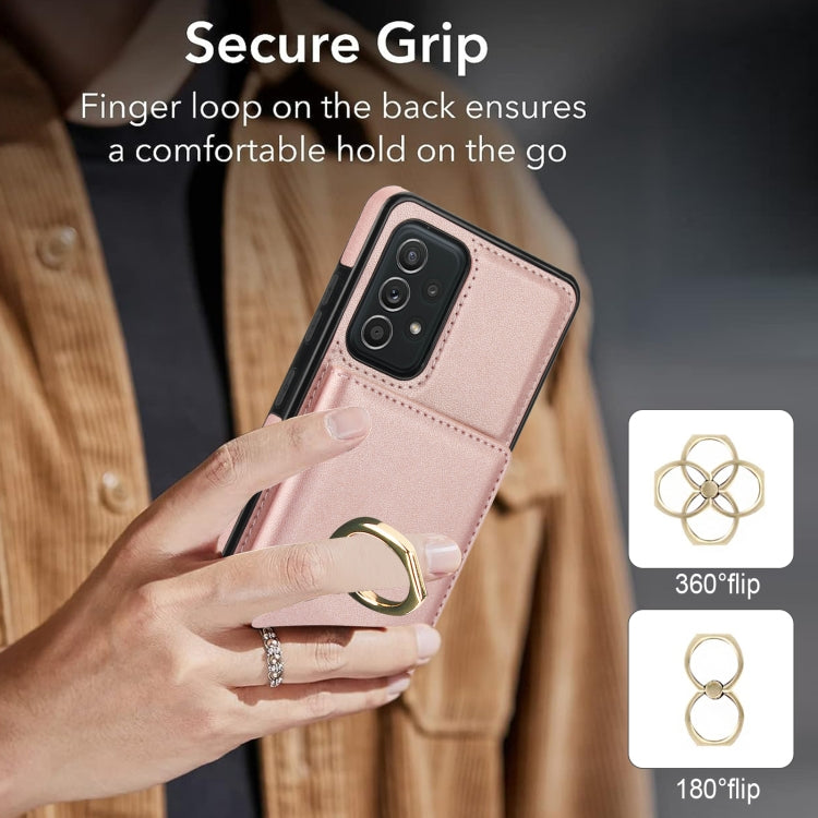 For Samsung Galaxy A72 4G/5G RFID Anti-theft Card Ring Holder Phone Case