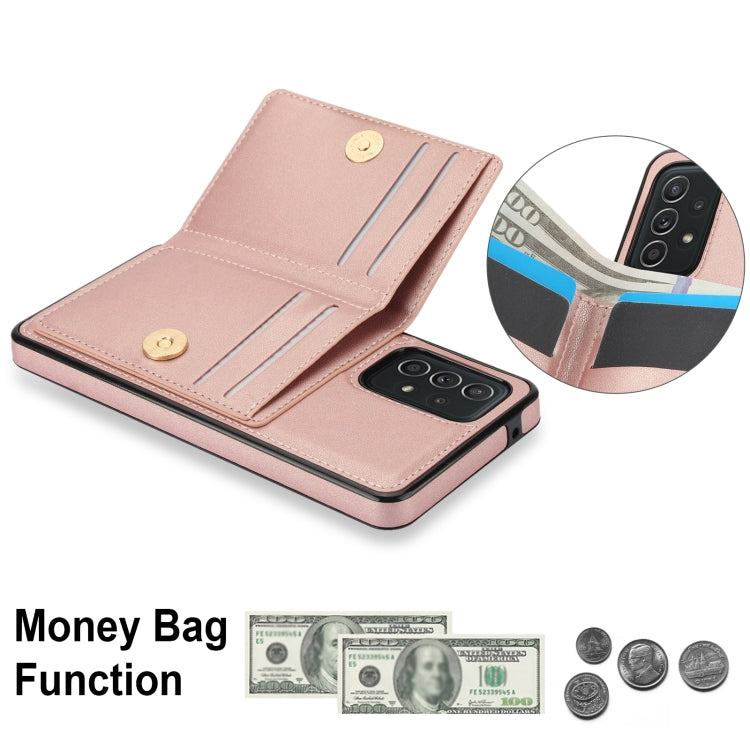 For Samsung Galaxy A72 4G/5G RFID Anti-theft Card Ring Holder Phone Case