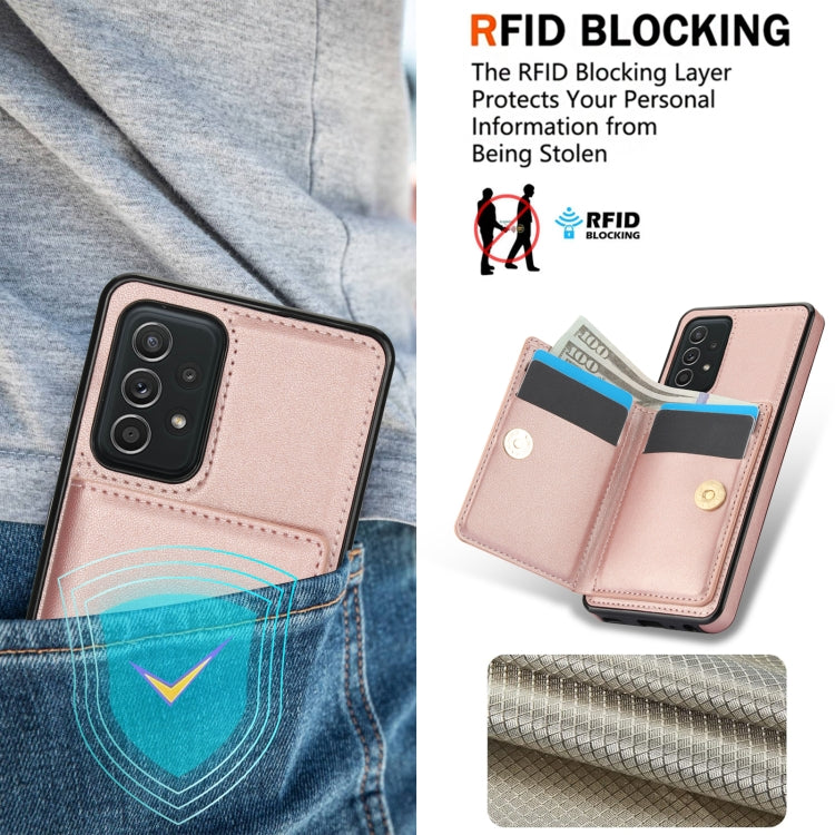 For Samsung Galaxy A72 4G/5G RFID Anti-theft Card Ring Holder Phone Case