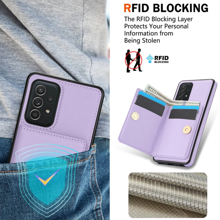 For Samsung Galaxy A72 4G/5G RFID Anti-theft Card Ring Holder Phone Case