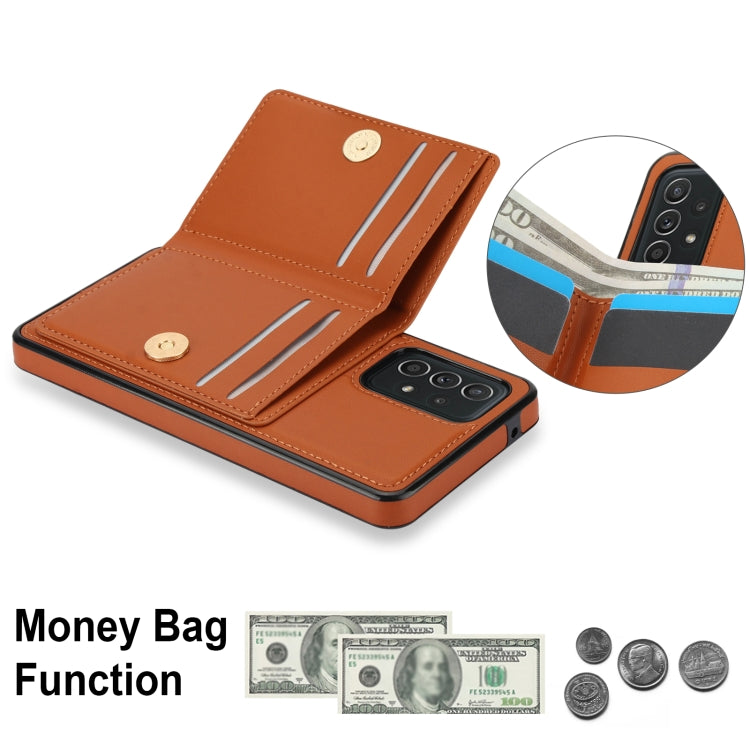 For Samsung Galaxy A72 4G/5G RFID Anti-theft Card Ring Holder Phone Case