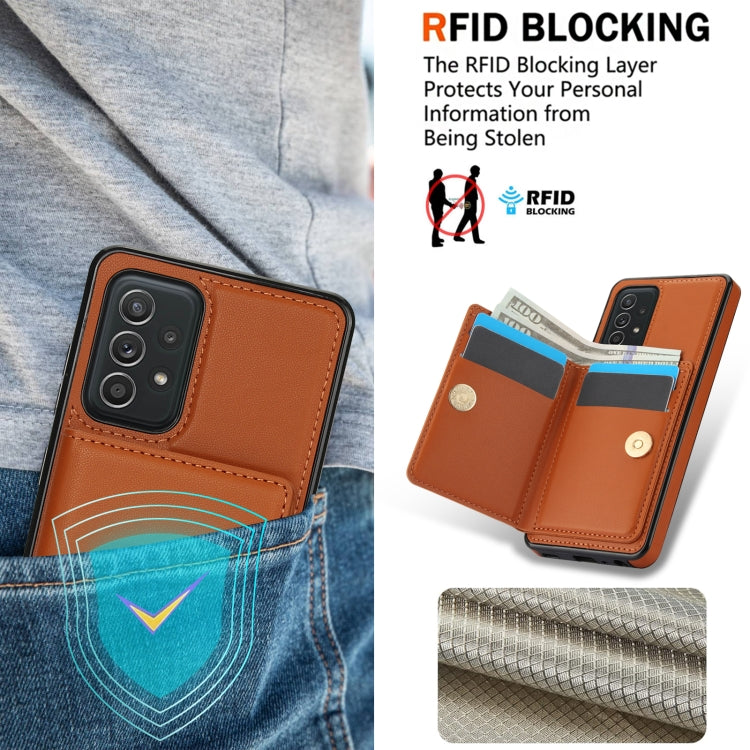 For Samsung Galaxy A72 4G/5G RFID Anti-theft Card Ring Holder Phone Case