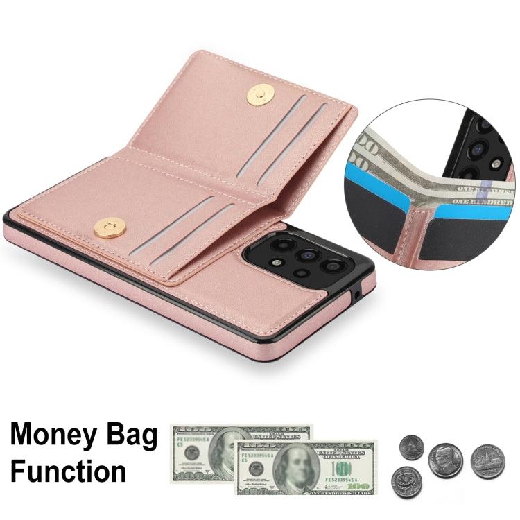 For Samsung Galaxy A53 4G/5G RFID Anti-theft Card Ring Holder Phone Case