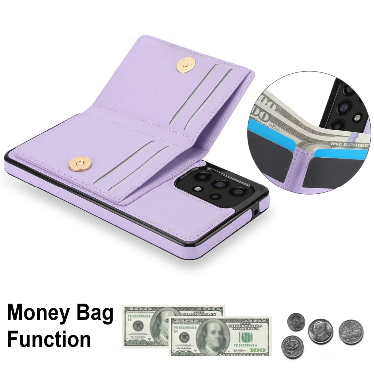 For Samsung Galaxy A53 4G/5G RFID Anti-theft Card Ring Holder Phone Case