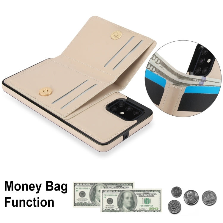 For Samsung Galaxy A71 4G RFID Anti-theft Card Ring Holder Phone Case