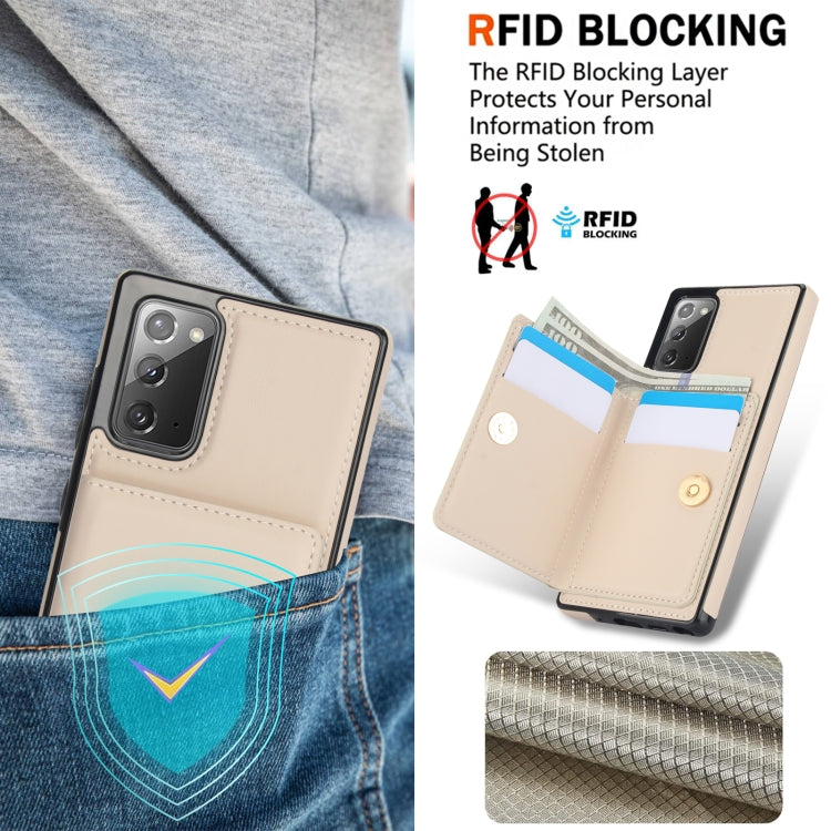 For Samsung Galaxy Note20 Ultra RFID Anti-theft Card Ring Holder Phone Case