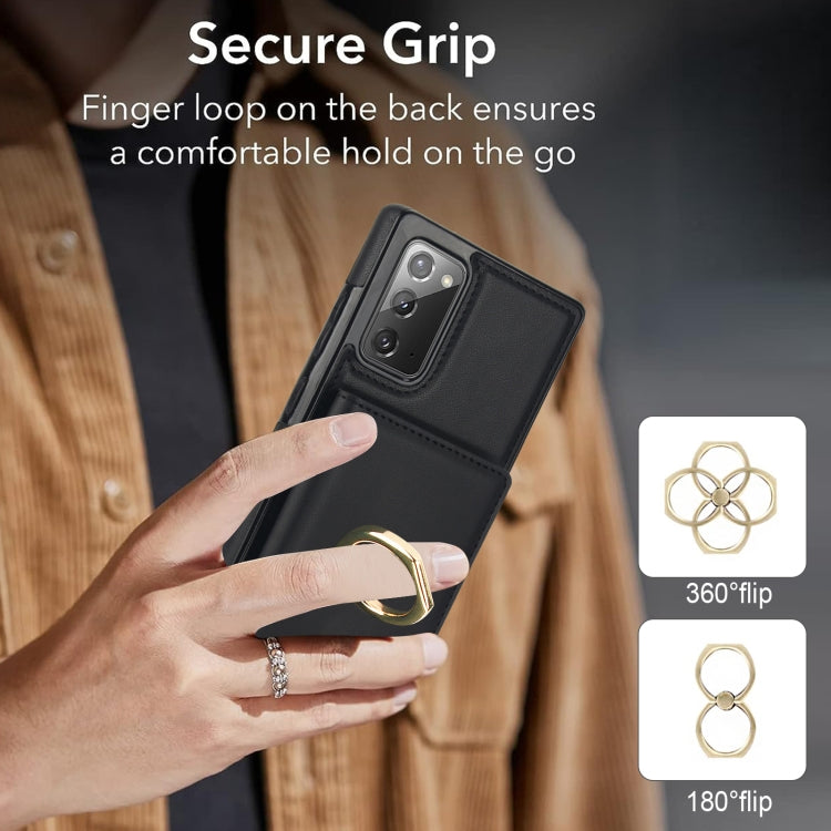 For Samsung Galaxy Note20 Ultra RFID Anti-theft Card Ring Holder Phone Case