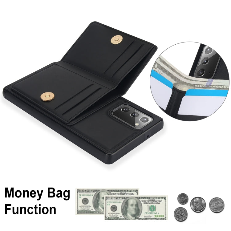 For Samsung Galaxy Note20 RFID Anti-theft Card Ring Holder Phone Case