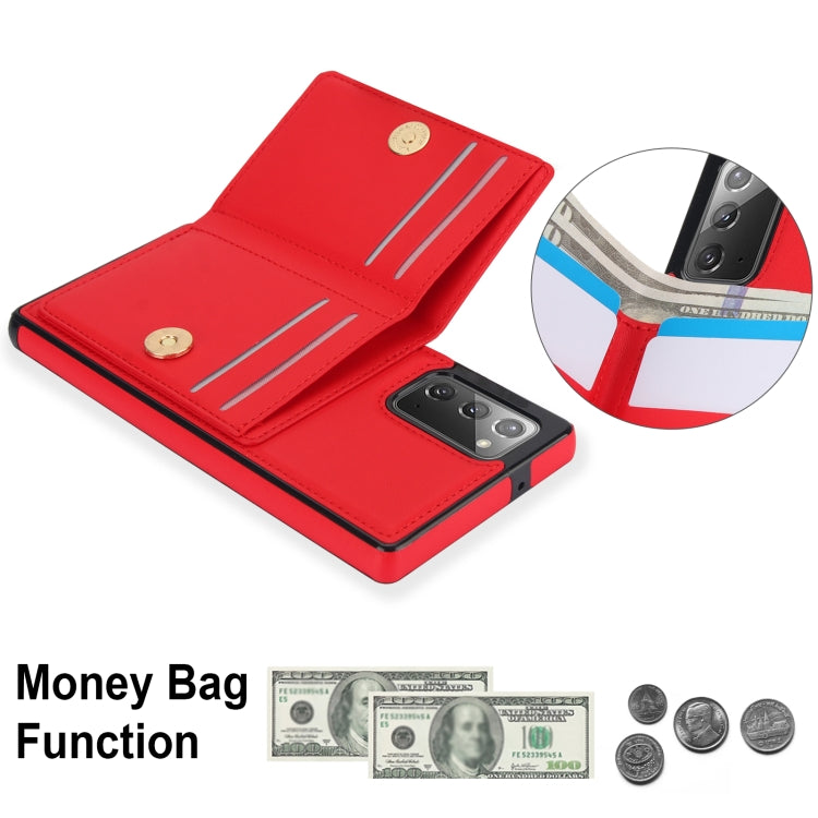 For Samsung Galaxy Note20 RFID Anti-theft Card Ring Holder Phone Case