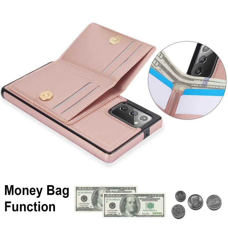 For Samsung Galaxy Note20 RFID Anti-theft Card Ring Holder Phone Case