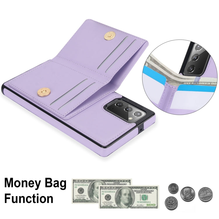 For Samsung Galaxy Note20 RFID Anti-theft Card Ring Holder Phone Case