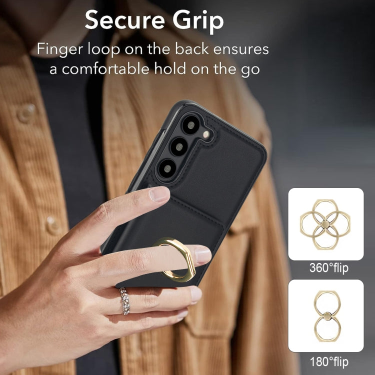For Samsung Galaxy S22 5G RFID Anti-theft Card Ring Holder Phone Case