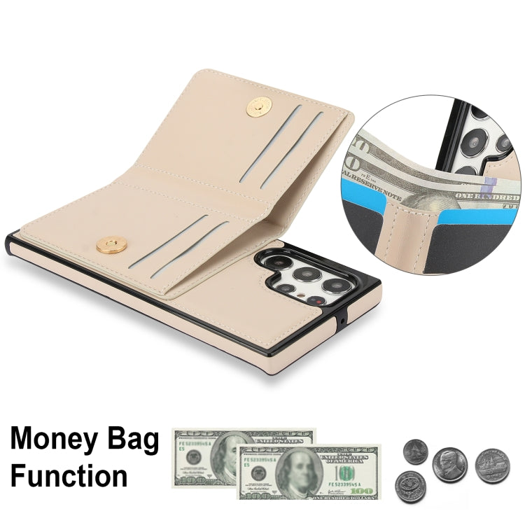 For Samsung Galaxy S22 Ultra 5G RFID Anti-theft Card Ring Holder Phone Case