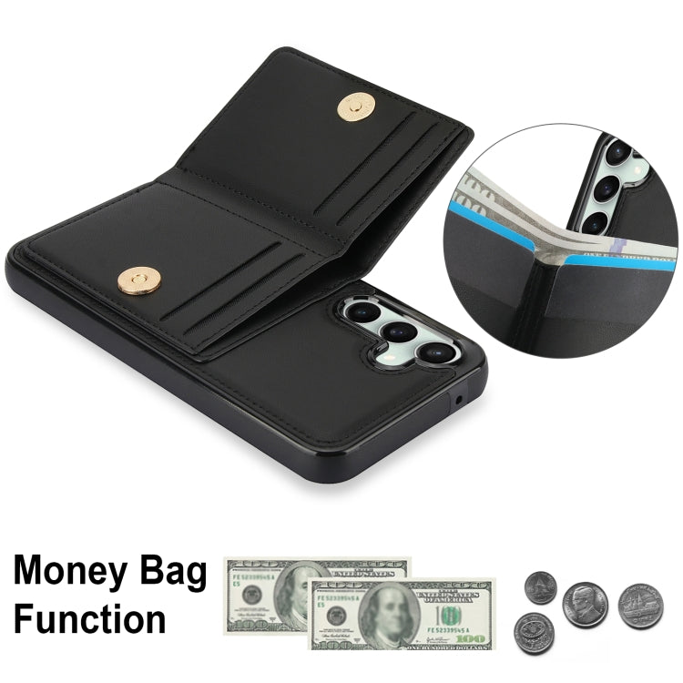 For Samsung Galaxy S23 FE 5G RFID Anti-theft Card Ring Holder Phone Case