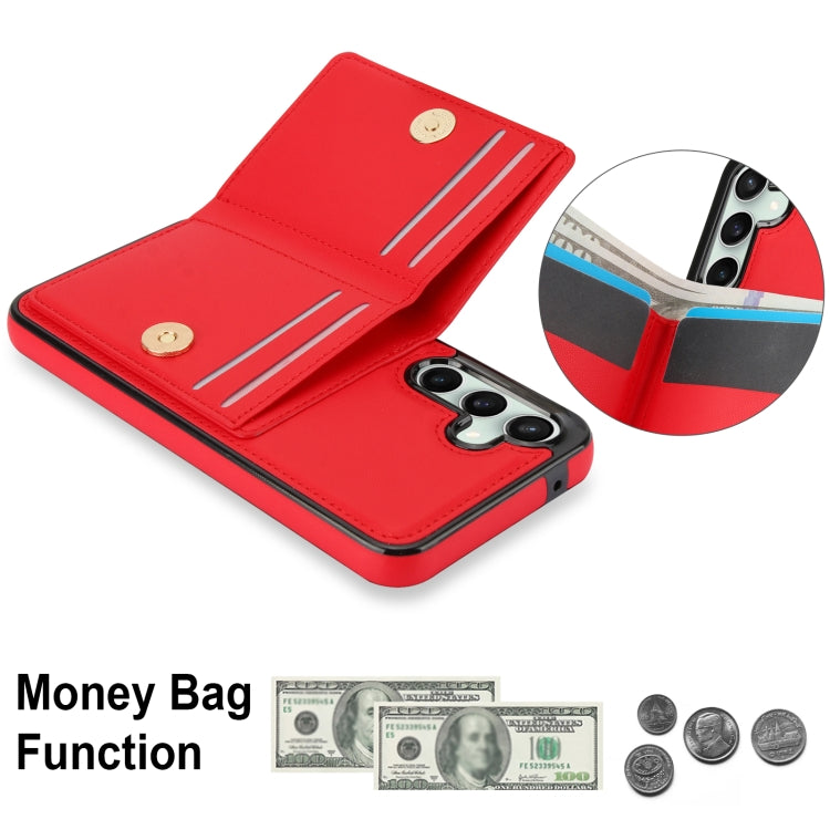 For Samsung Galaxy S23 FE 5G RFID Anti-theft Card Ring Holder Phone Case
