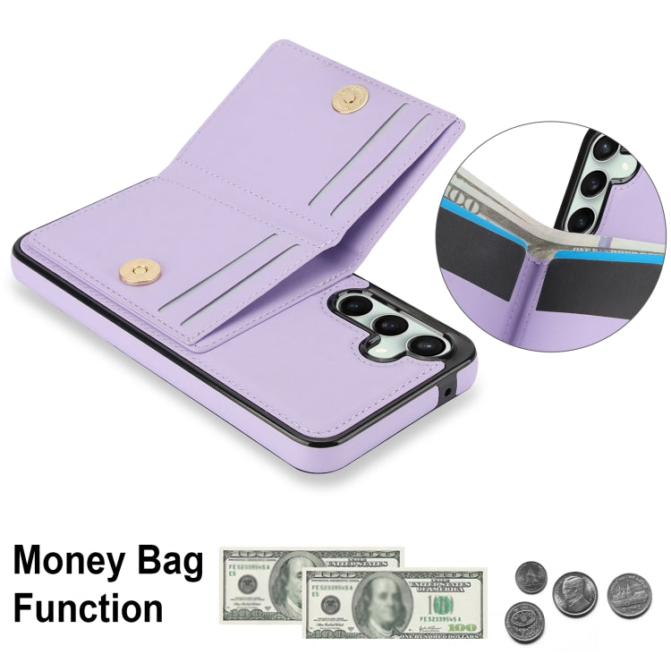 For Samsung Galaxy S23 FE 5G RFID Anti-theft Card Ring Holder Phone Case