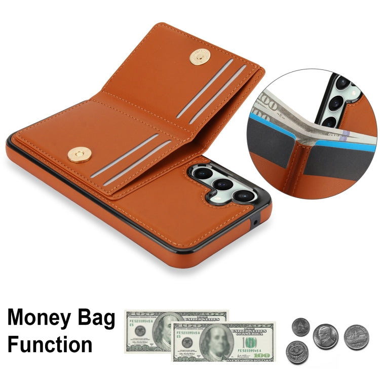 For Samsung Galaxy S23 FE 5G RFID Anti-theft Card Ring Holder Phone Case