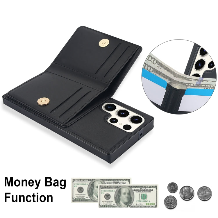 For Samsung Galaxy S23 Ultra 5G RFID Anti-theft Card Ring Holder Phone Case