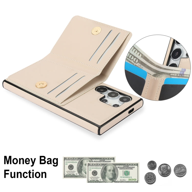 For Samsung Galaxy S24 Ultra 5G RFID Anti-theft Card Ring Holder Phone Case