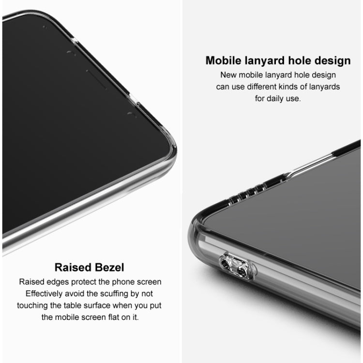 For iPhone 15 Pro Max IMAK UX-5 Series Transparent TPU Phone Case - Transparent