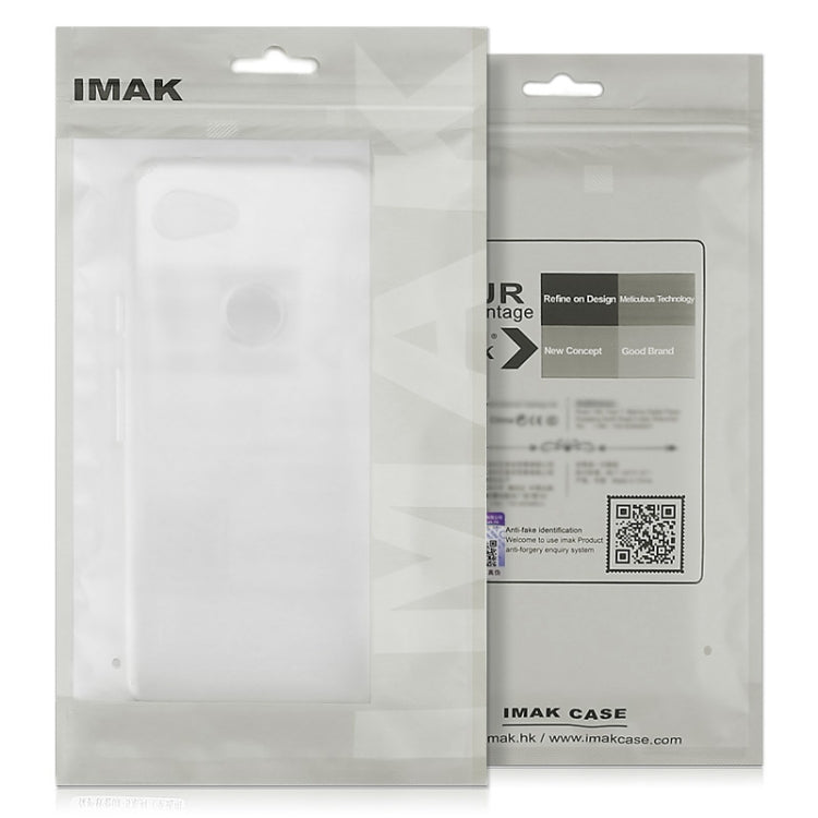 For iPhone 15 Pro Max IMAK UX-5 Series Transparent TPU Phone Case - Transparent