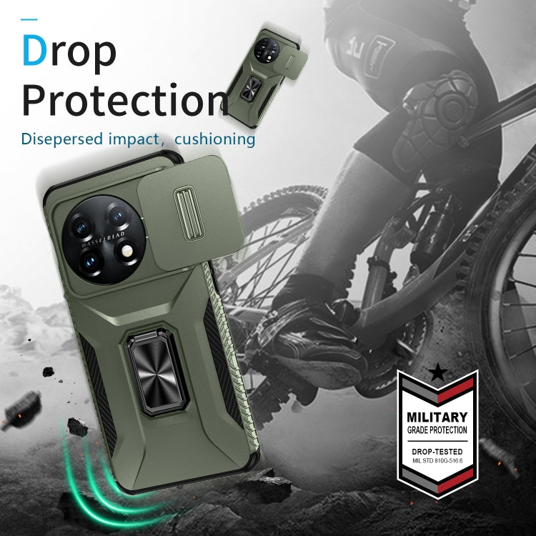 For OnePlus 11 5G Sliding Camshield Holder Phone Case