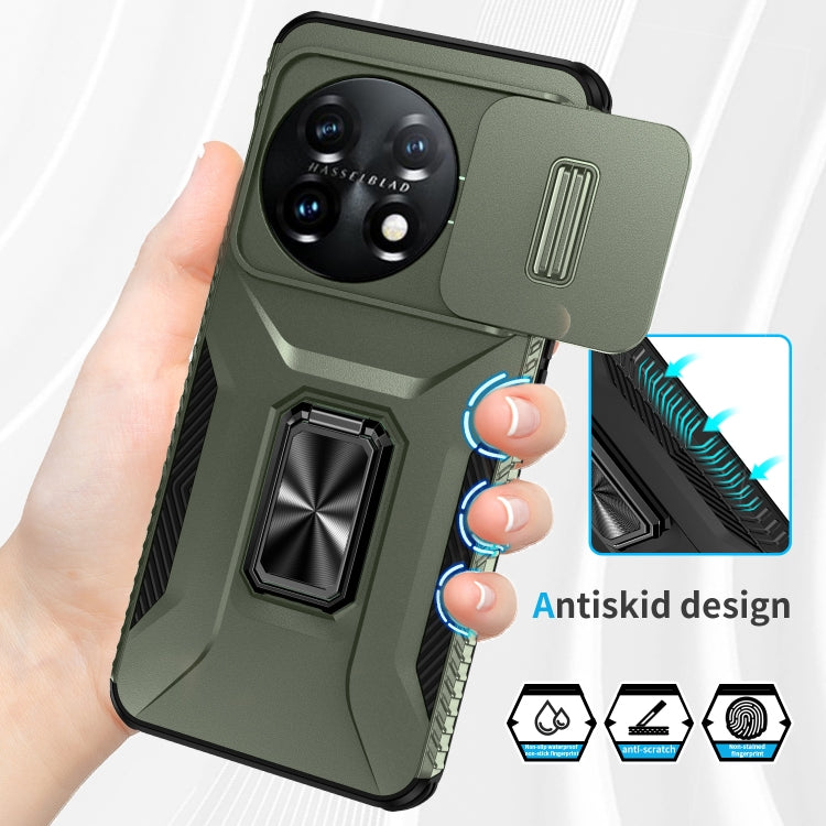 For OnePlus 11 5G Sliding Camshield Holder Phone Case