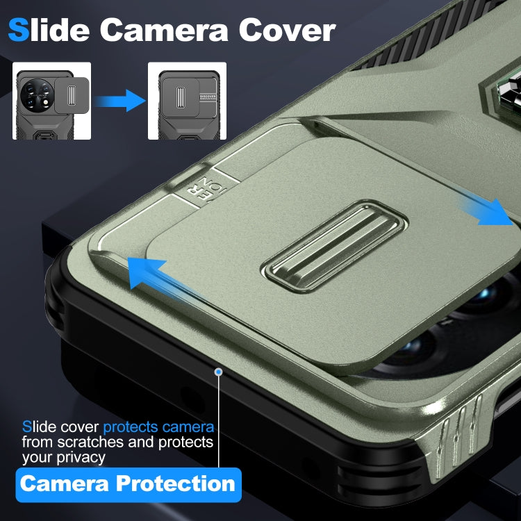 For OnePlus 11 5G Sliding Camshield Holder Phone Case