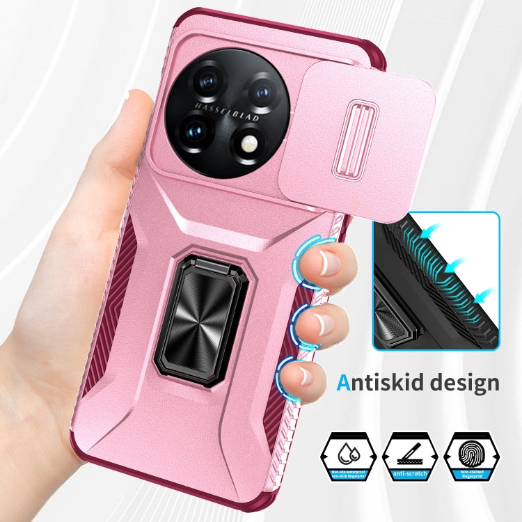 For OnePlus 11 5G Sliding Camshield Holder Phone Case