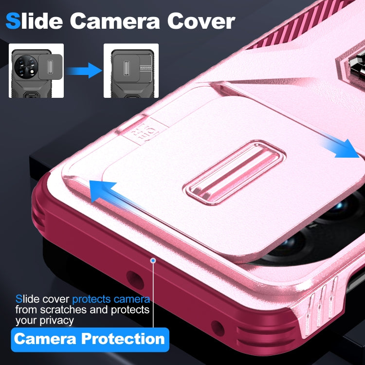 For OnePlus 11 5G Sliding Camshield Holder Phone Case
