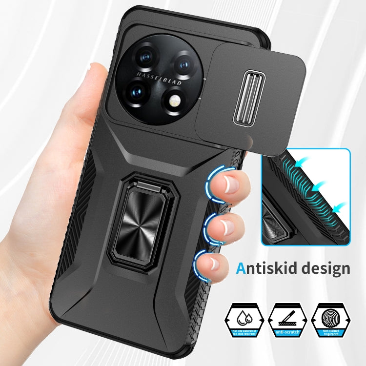 For OnePlus 11 5G Sliding Camshield Holder Phone Case