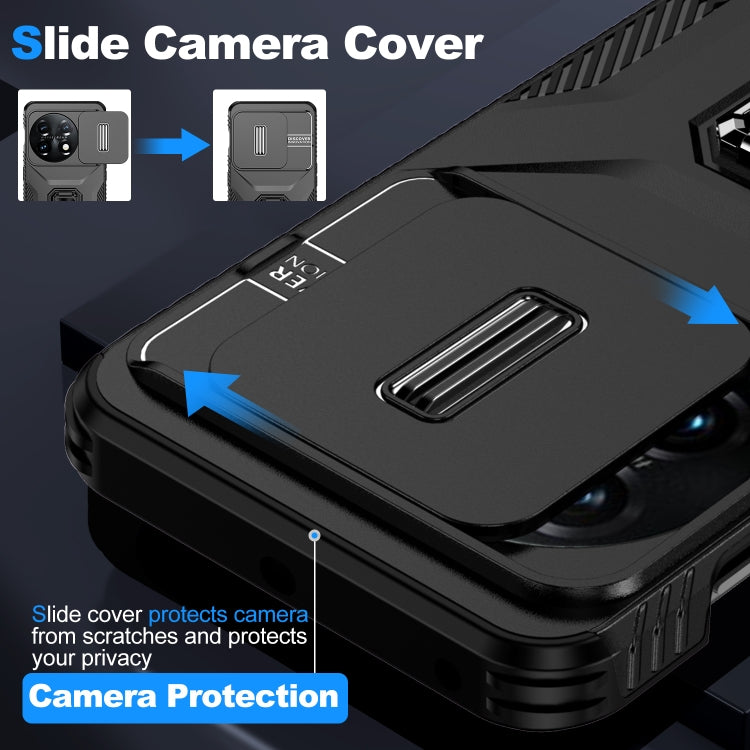 For OnePlus 11 5G Sliding Camshield Holder Phone Case
