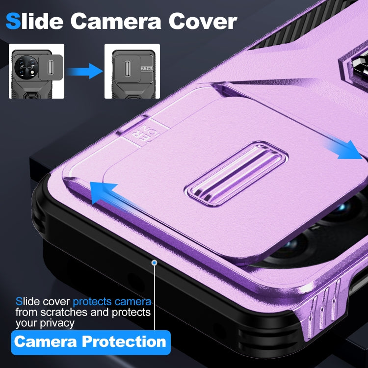 For OnePlus 11 5G Sliding Camshield Holder Phone Case