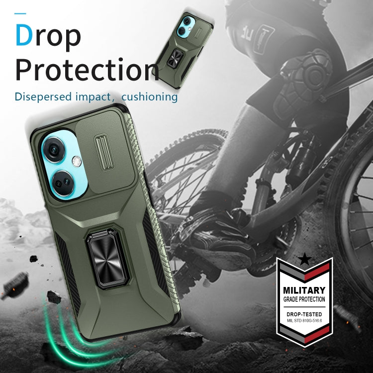 For OnePlus Nord CE3 5G Sliding Camshield Holder Phone Case