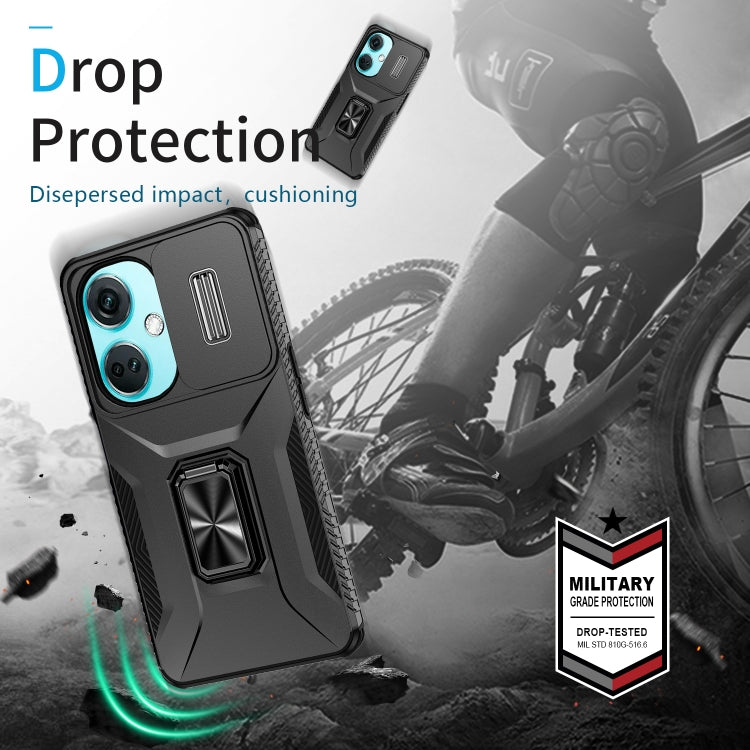 For OnePlus Nord CE3 5G Sliding Camshield Holder Phone Case