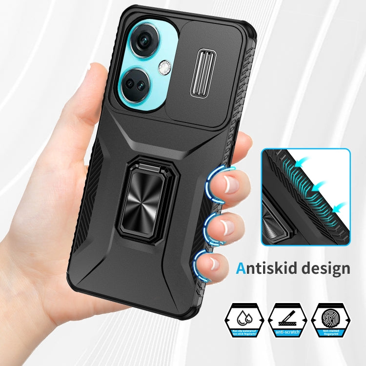 For OnePlus Nord CE3 5G Sliding Camshield Holder Phone Case