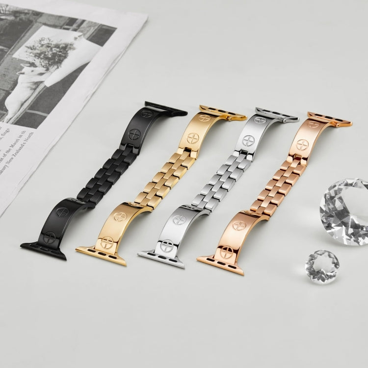 For Apple Watch Series 5 40mm Cross Bracelet Stainless Steel Watch Band
