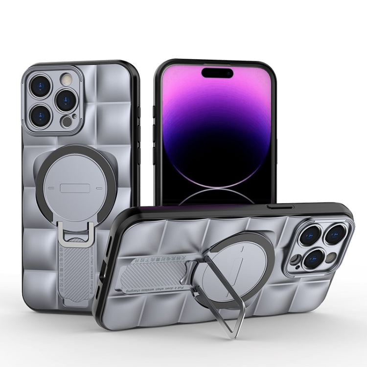 For iPhone 15 Pro Max Airbag TPU + PC Shockproof Phone Case with Holder