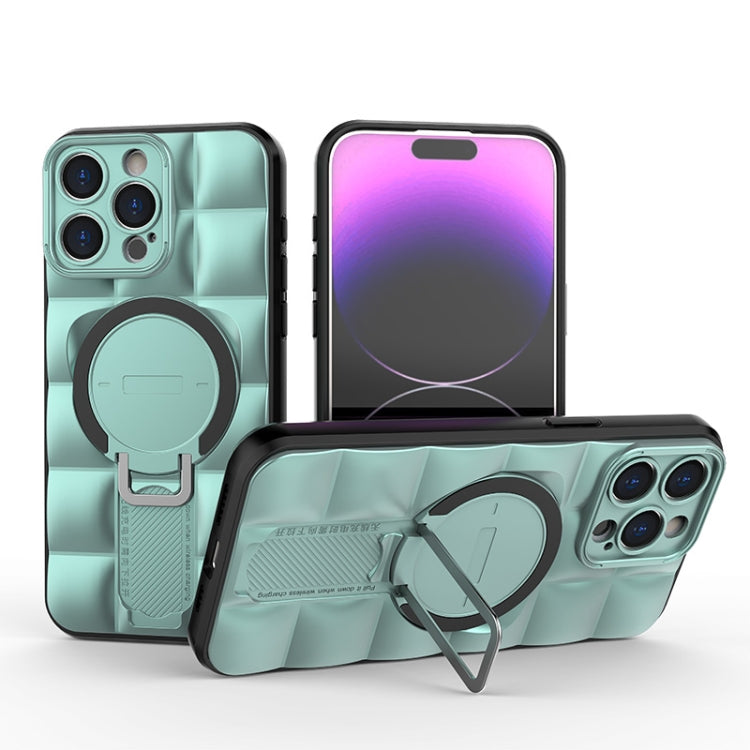 For iPhone 15 Pro Max Airbag TPU + PC Shockproof Phone Case with Holder