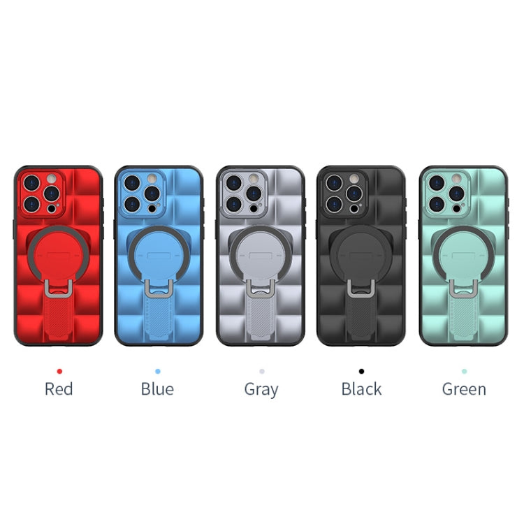 For iPhone 15 Pro Max Airbag TPU + PC Shockproof Phone Case with Holder