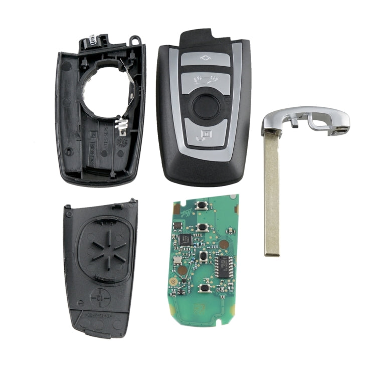 For BMW CAS4 System Intelligent Remote Control Car Key with Integrated Chip & Battery, Frequency:434MHz