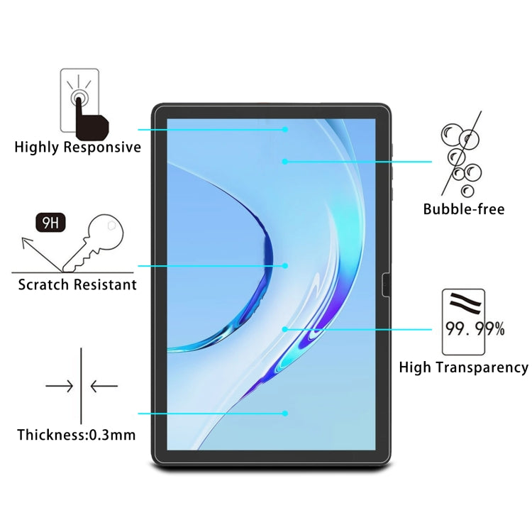 For Plimpton P8 Pro 10.1 9H 0.3mm Explosion-proof Tempered Glass Film