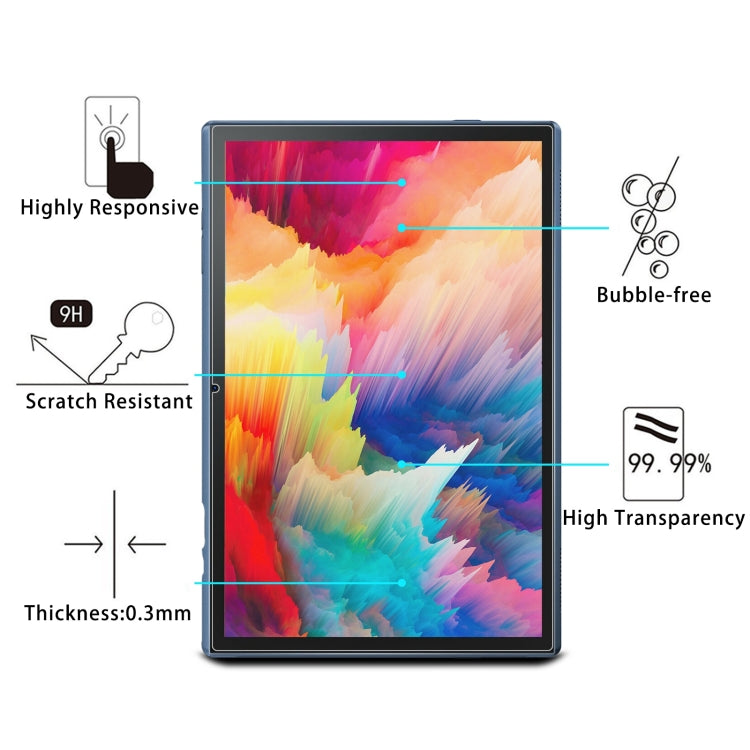 For Vankyo S10 10.1 25pcs 9H 0.3mm Explosion-proof Tempered Glass Film