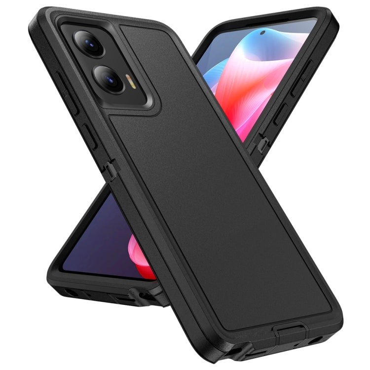 For Motorola Moto G Play 5G 2024 Life Waterproof Rugged PC + Silicone Phone Case