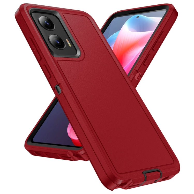 For Motorola Moto G Play 5G 2024 Life Waterproof Rugged PC + Silicone Phone Case